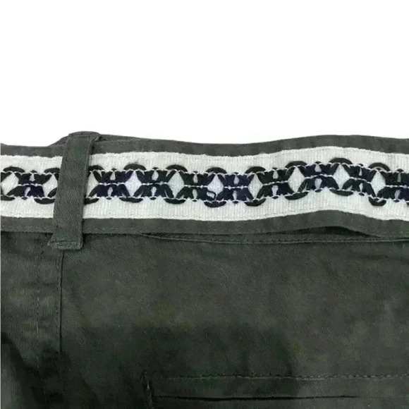 Boundless North Cropped Belted Pants with Lace Up and Beading Detail Size 28 - Picture 10 of 10